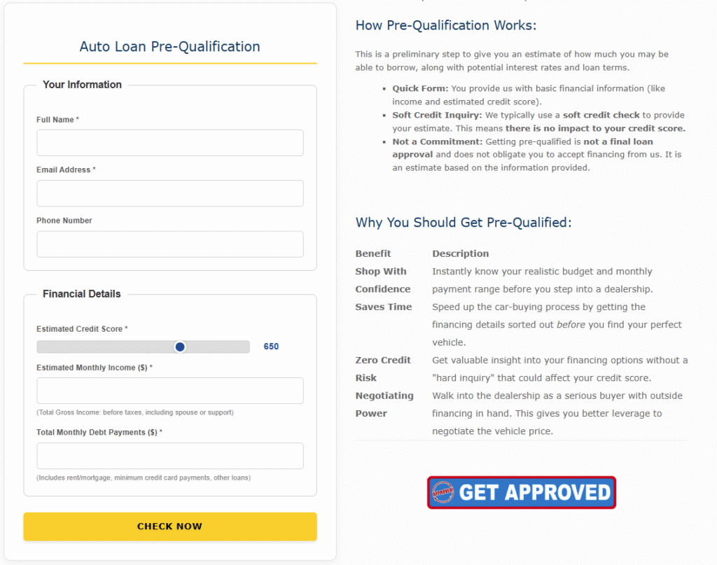 Get Pre-Qualified in Seconds: How Our Easy Form Works