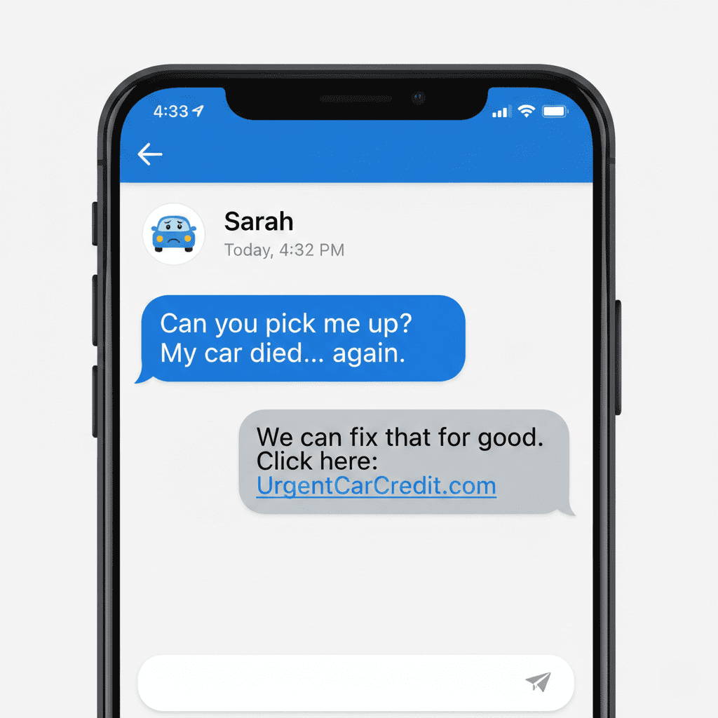 Your Last Text Before You Get a New Car